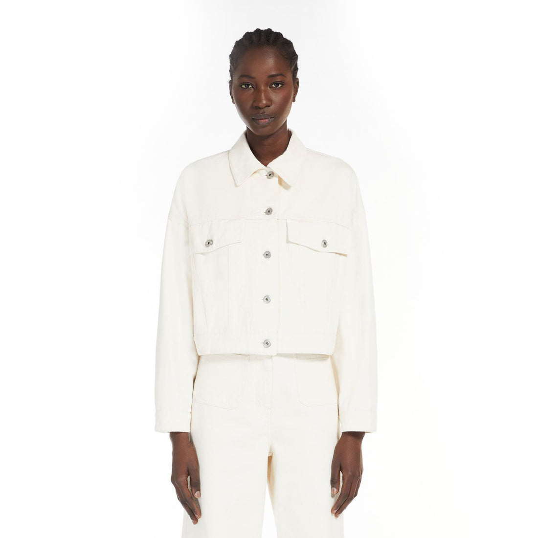 Ribe Cotton Jacket - Ecru