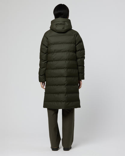Rime Quilted Coat - Khaki