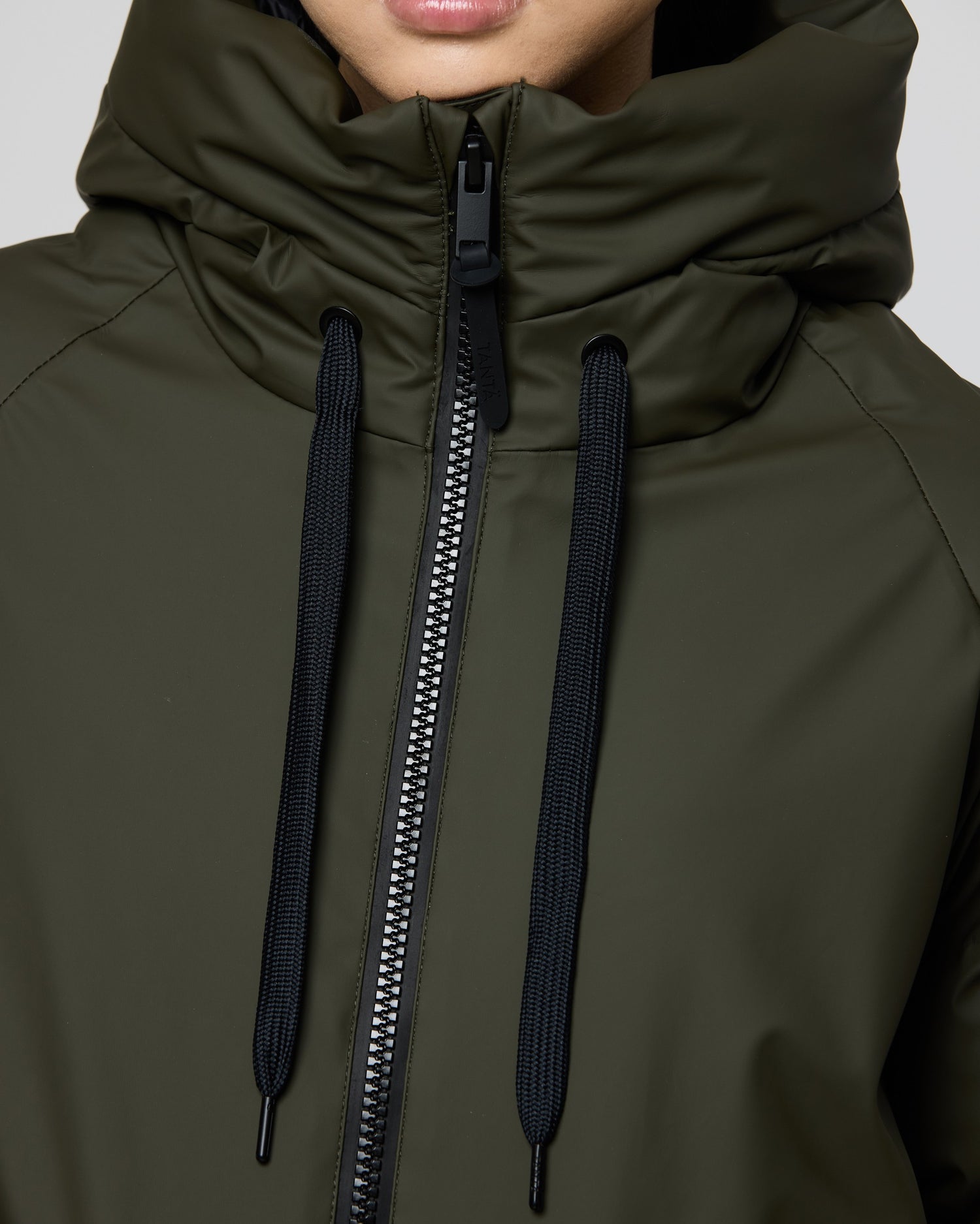 Rime Quilted Coat - Khaki