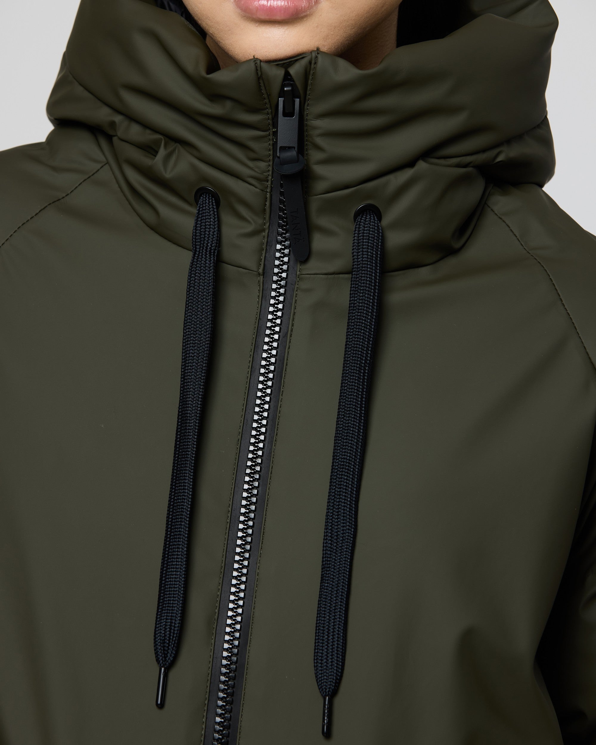 Rime Quilted Coat - Khaki