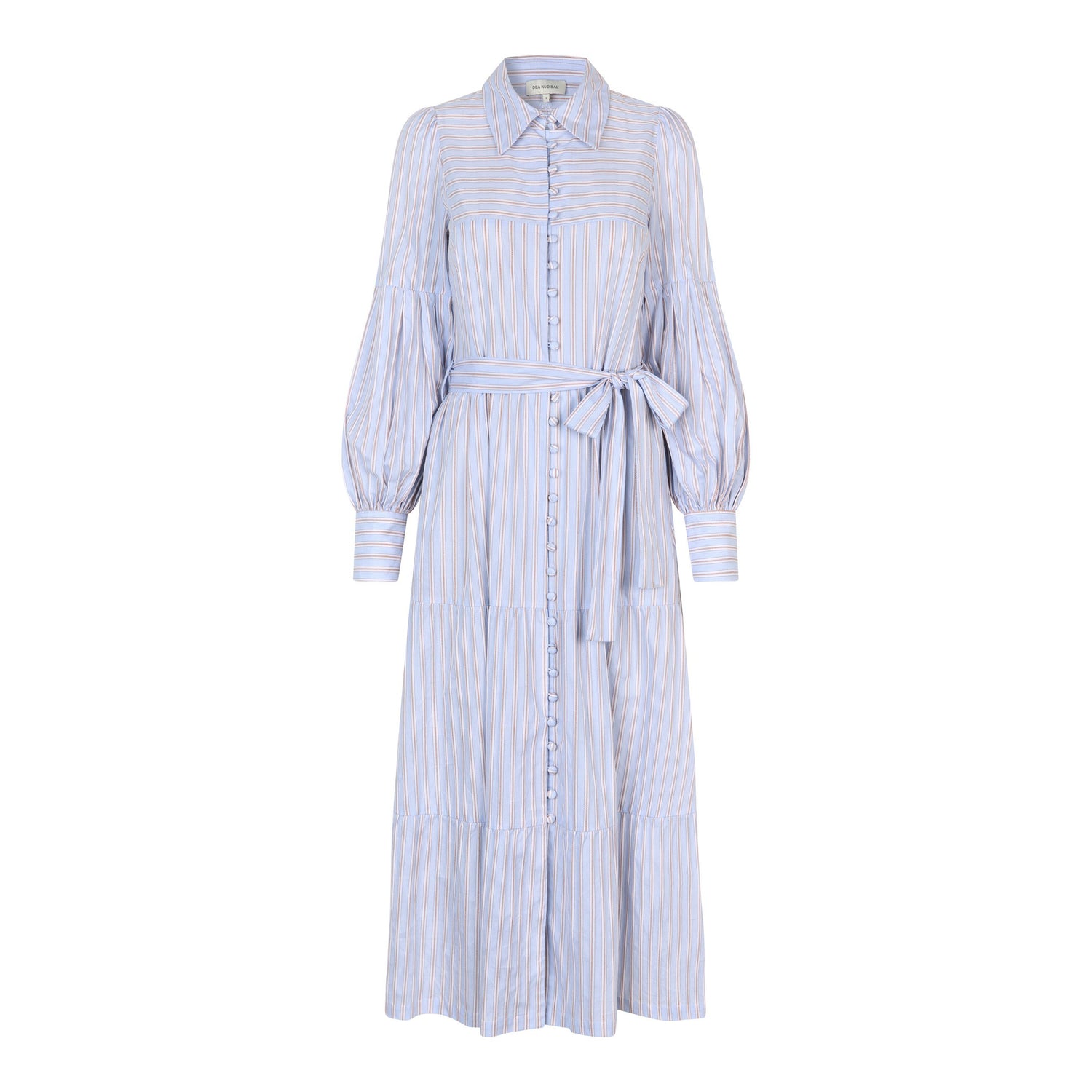 Rosetta Balloon Sleeve Dress - Cotton Dobby