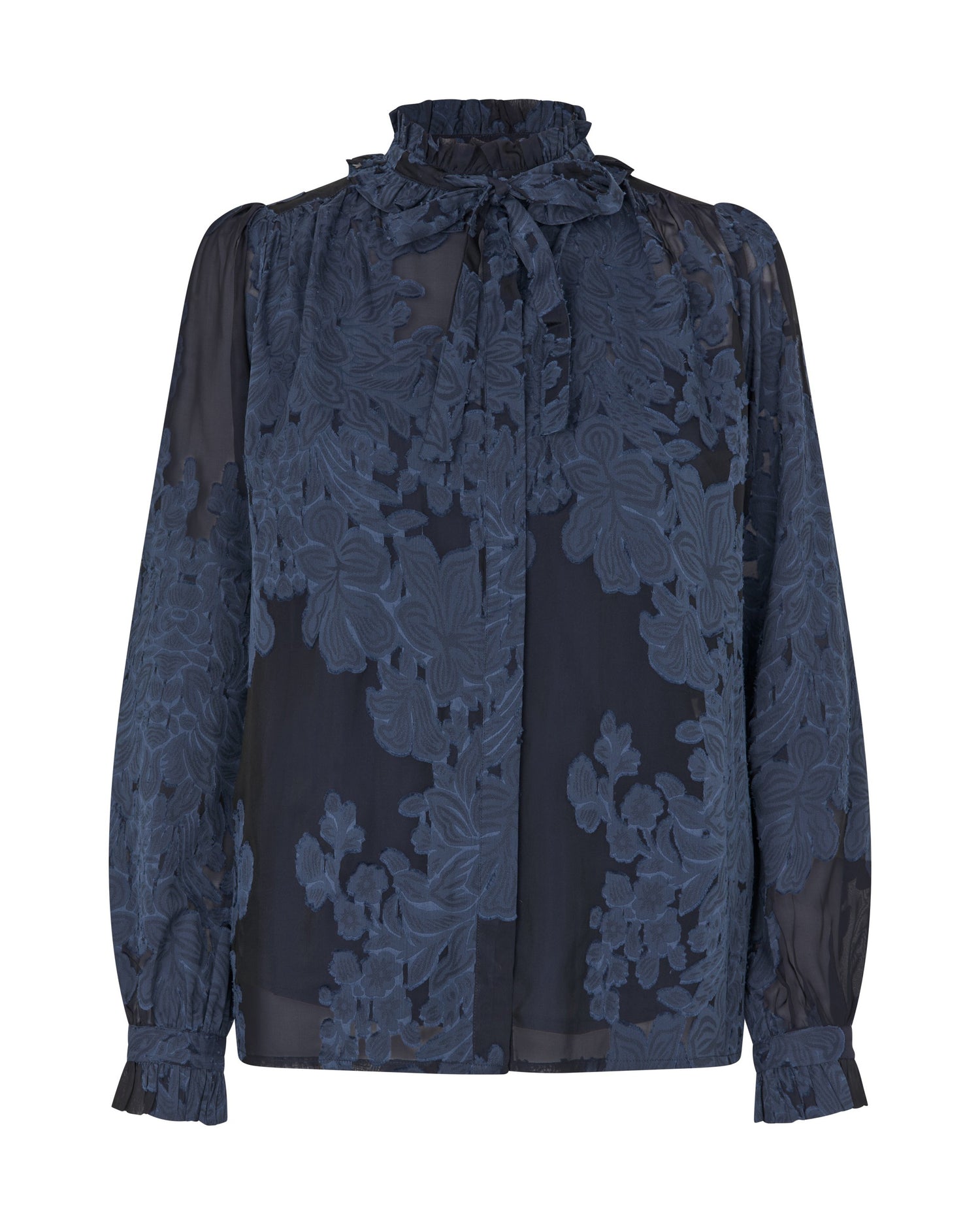 Rosita Blouse With Ruffles - Flora Imperial