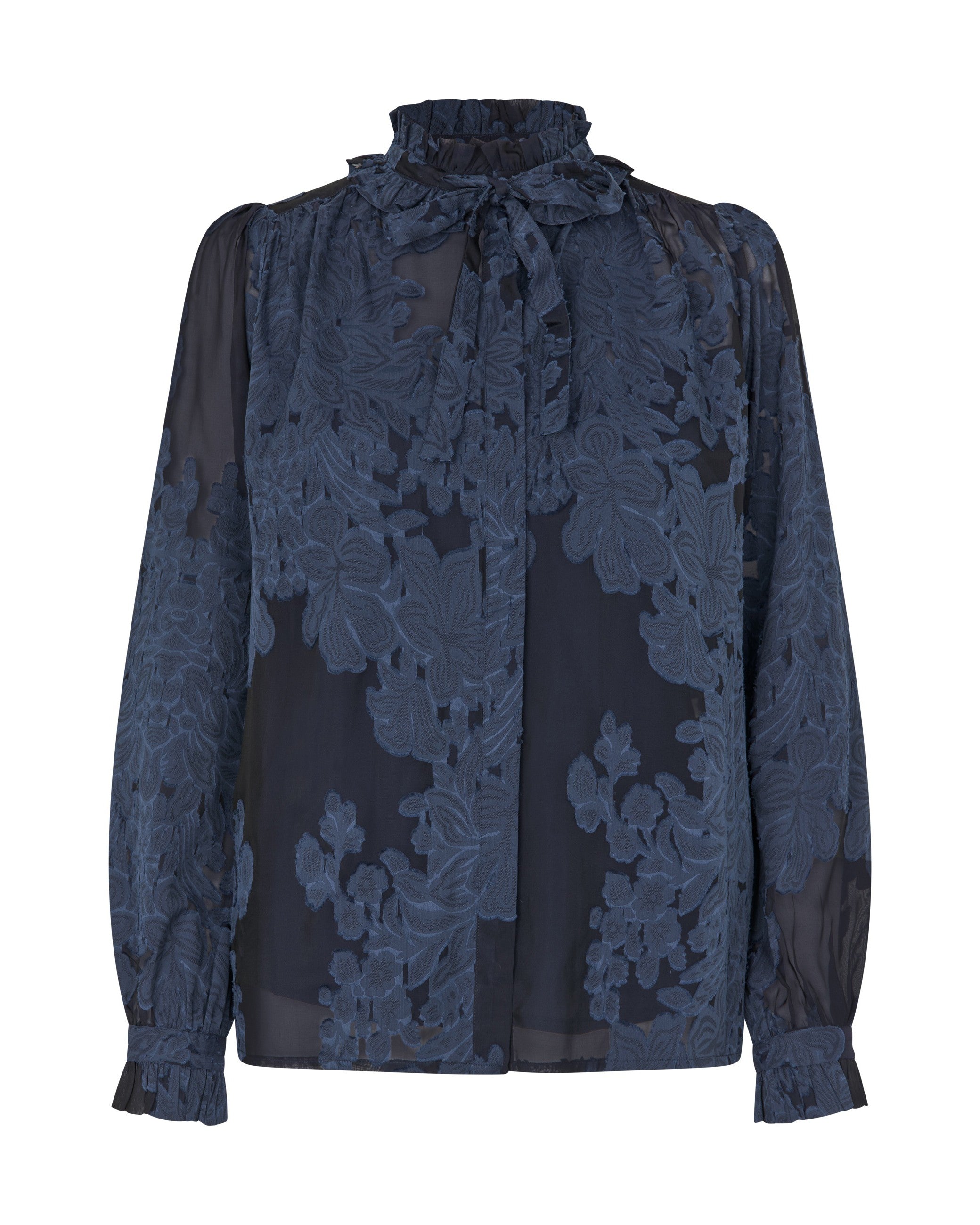 Rosita Blouse With Ruffles - Flora Imperial