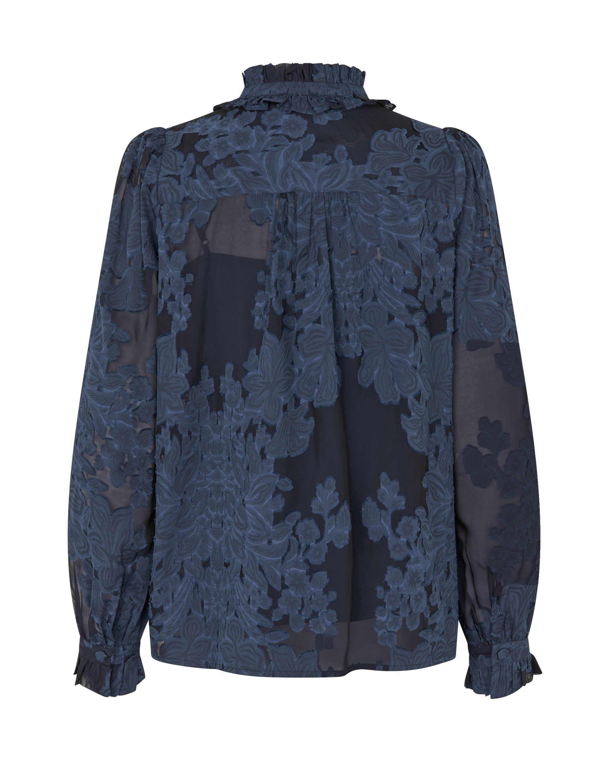 Rosita Blouse With Ruffles - Flora Imperial