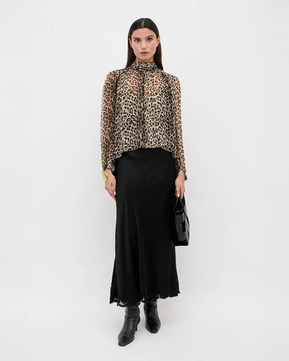 Rya Top - Nina Leopard Mocha