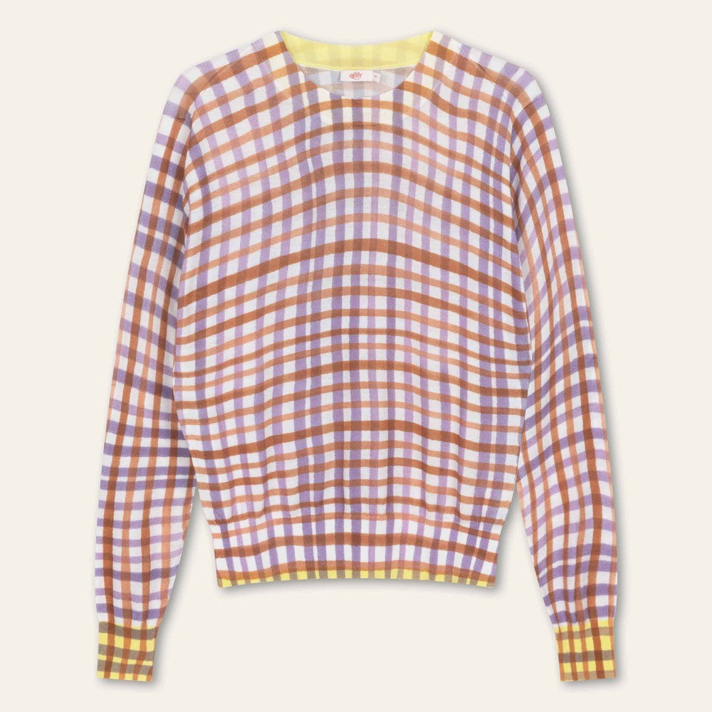 Kolbe Long Sleeve Pullover - Gingham Painted Check
