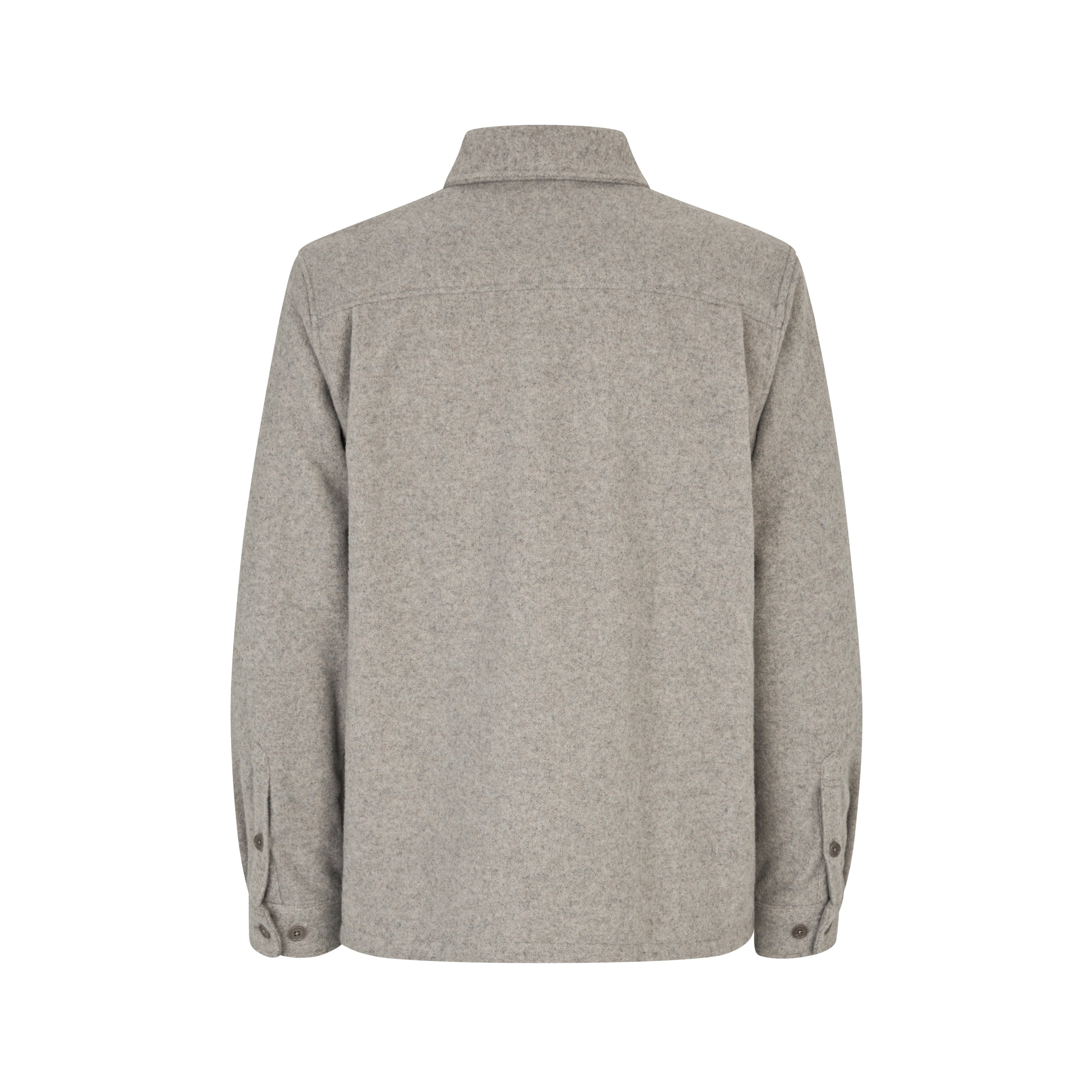 Damon Jj Overshirt - Elephant Skin