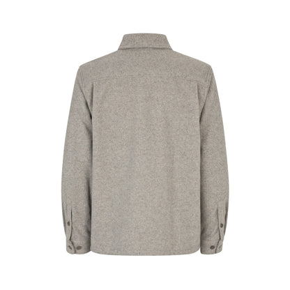 Damon Jj Overshirt - Elephant Skin