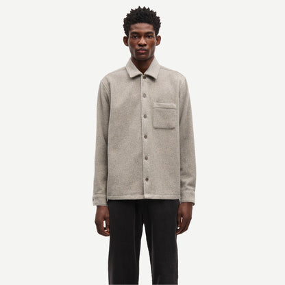 Damon Jj Overshirt - Elephant Skin