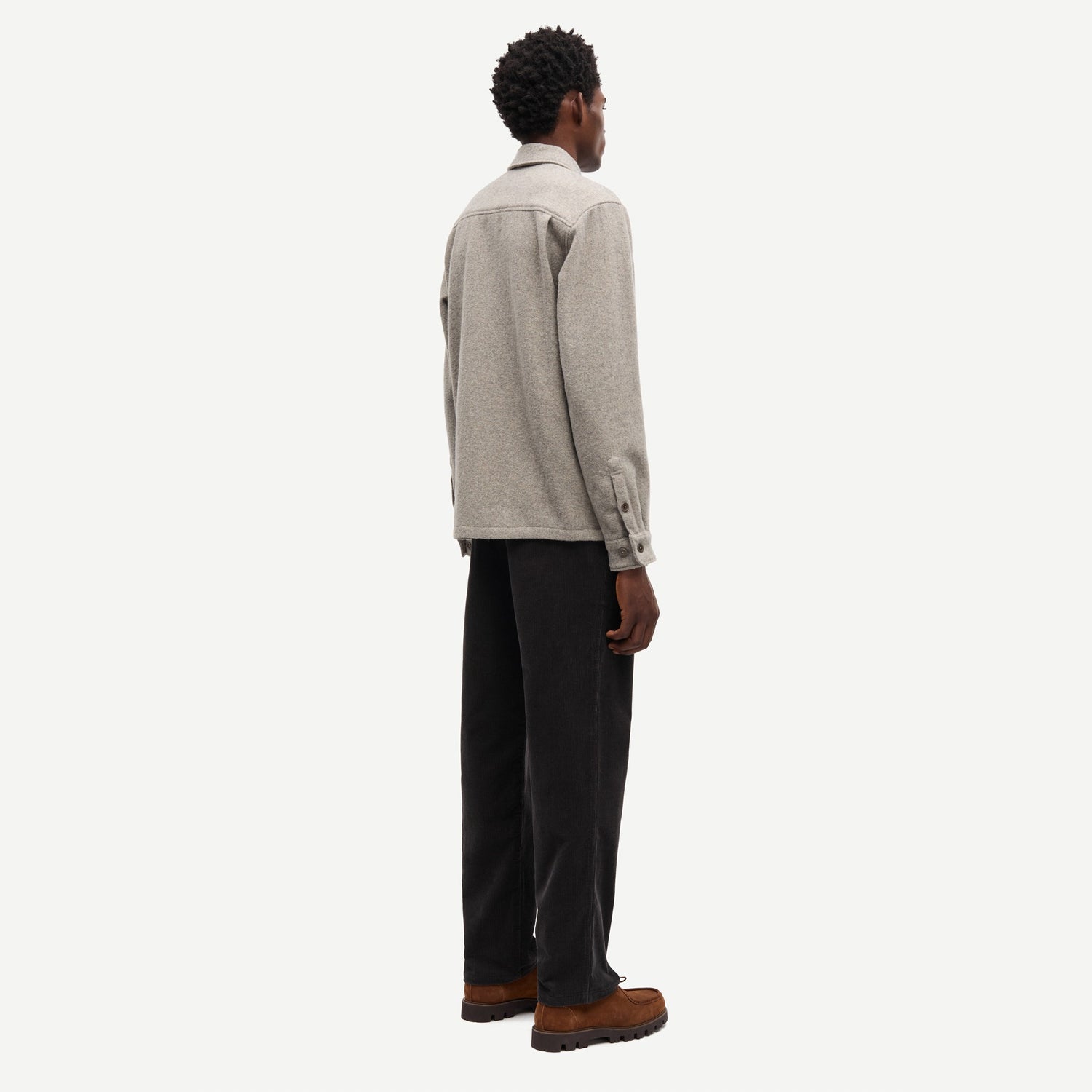 Damon Jj Overshirt - Elephant Skin