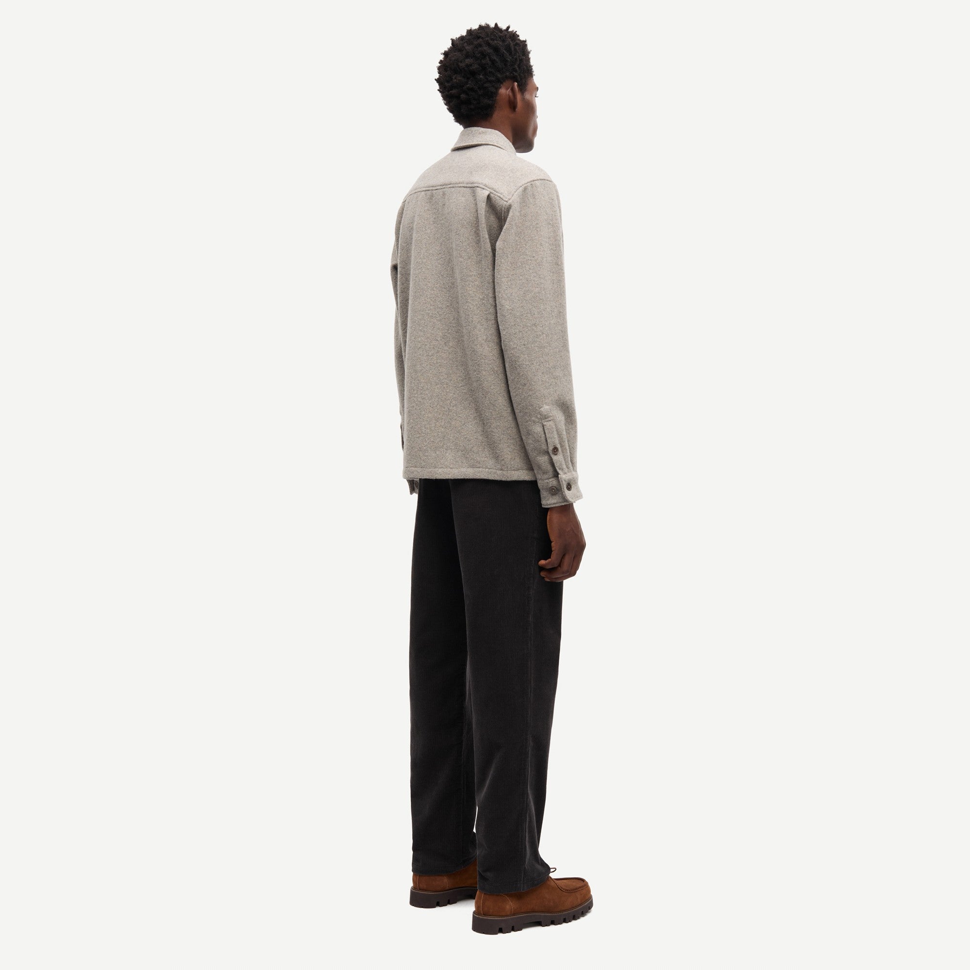 Damon Jj Overshirt - Elephant Skin