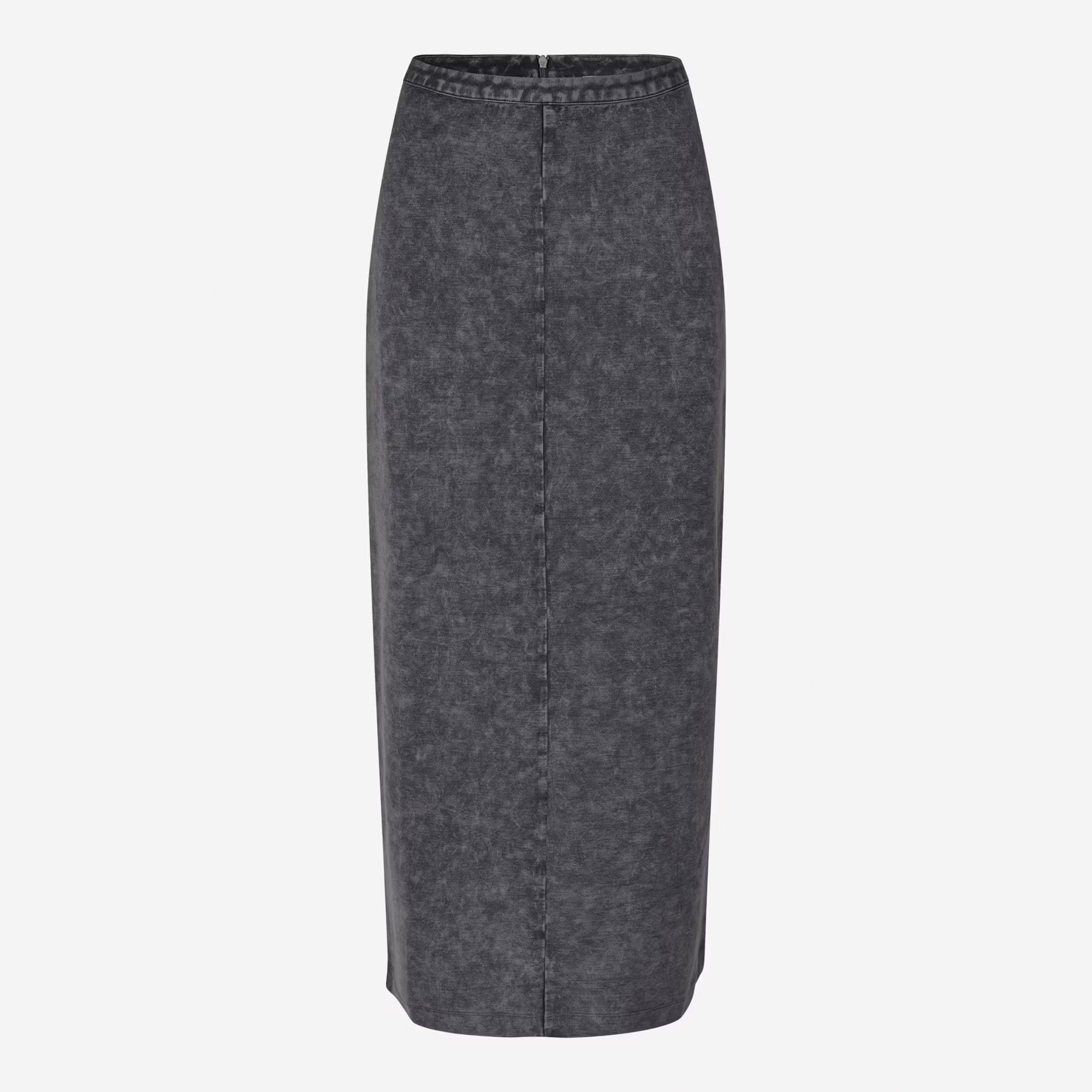 Sadevin Washed Skirt - Washed Black Oyster