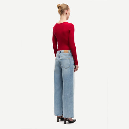 Sadou Long Sleeve T-Shirt - Haute Red