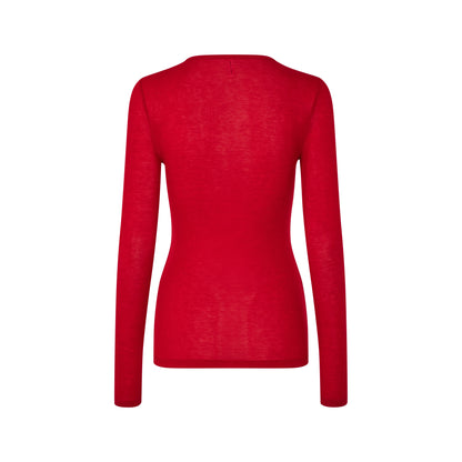 Sadou Long Sleeve T-Shirt - Haute Red