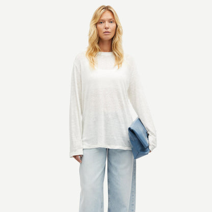 Sadove Long Sleeve T-Shirt - Egret