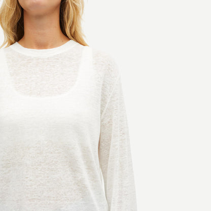 Sadove Long Sleeve T-Shirt - Egret