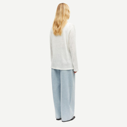 Sadove Long Sleeve T-Shirt - Egret