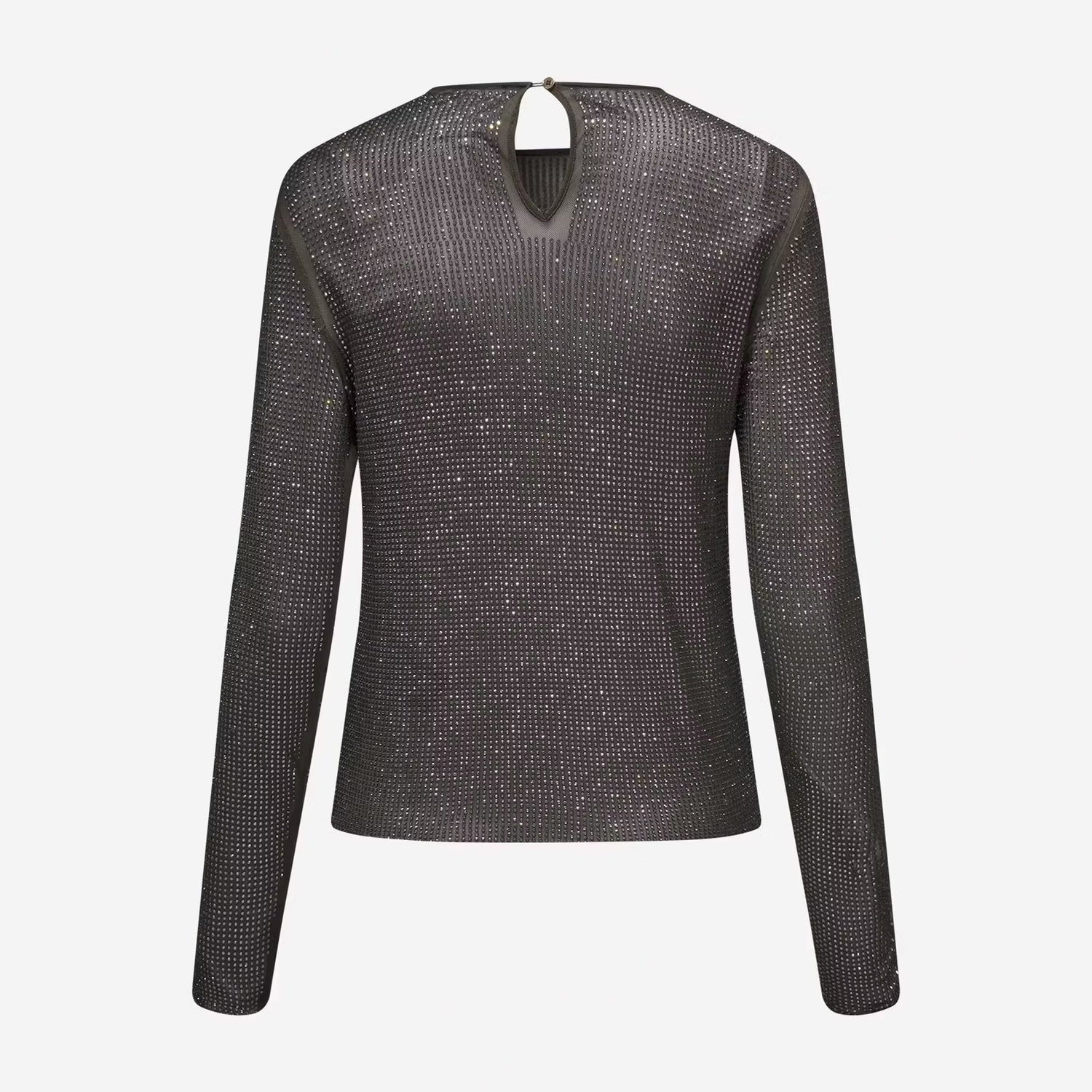 Samagda Sparkle Top - Black Olive