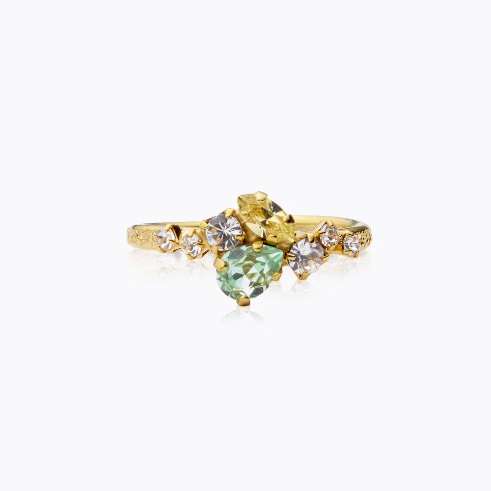 Sandra Ring Gold - Chrysolite/Jonquil