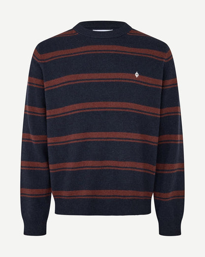 Sapatrik Sweater - Bitter Chocolate Stripe