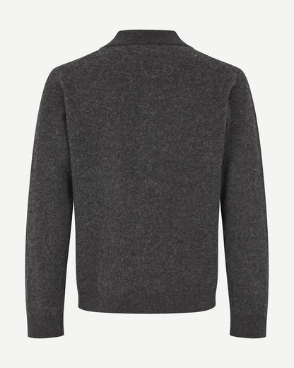Sarichard Cardigan - Dark Grey Melange