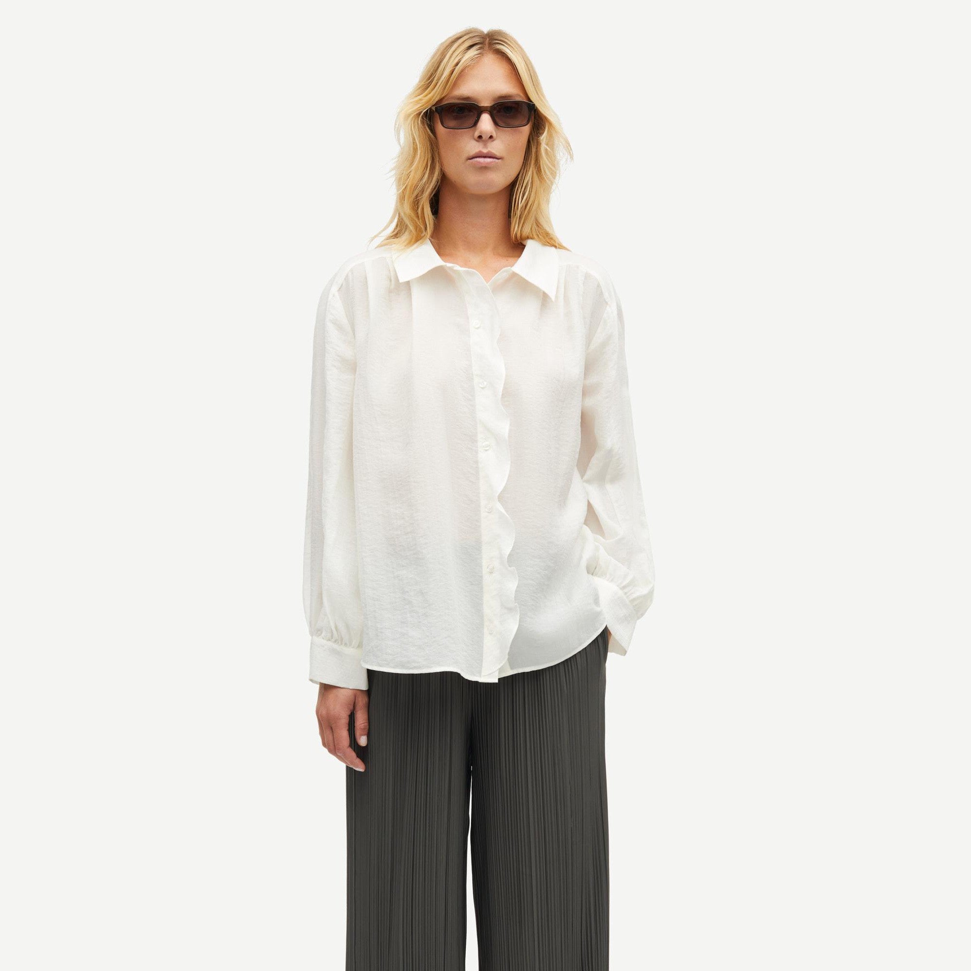 Sathistle Blouse - Egret