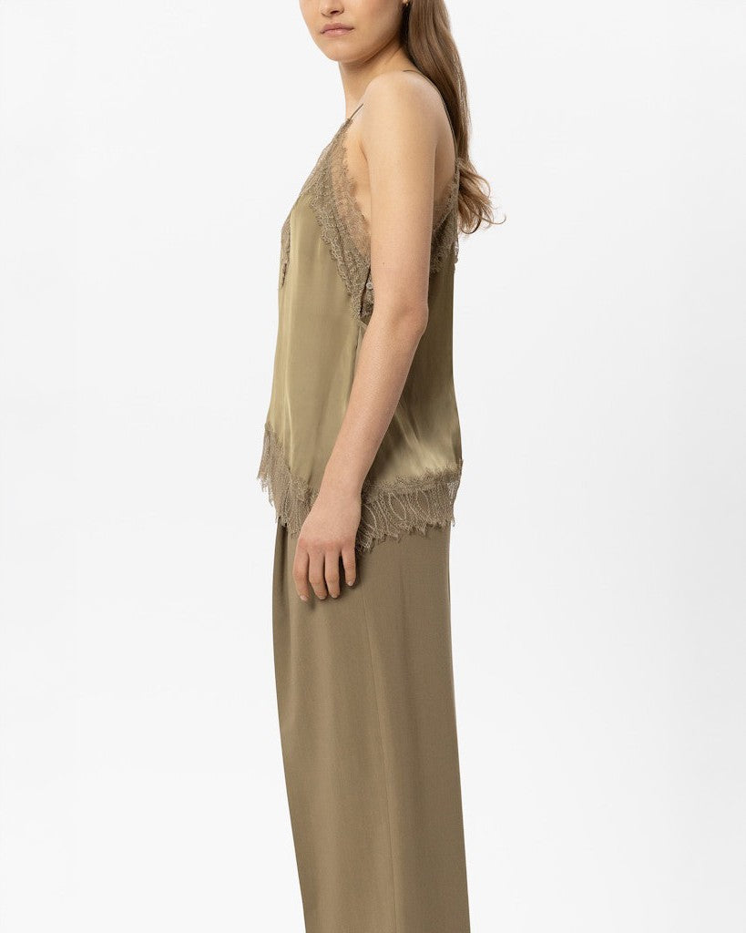 Satin Cami - Salbei