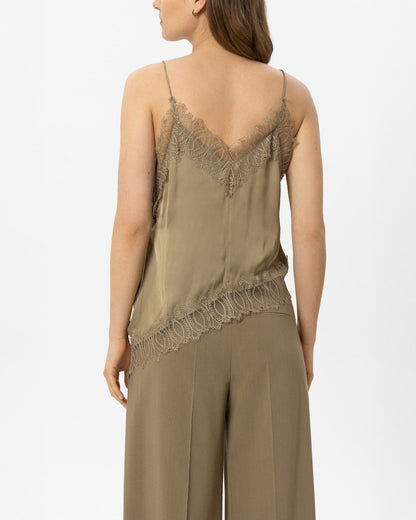 Satin Cami - Salbei