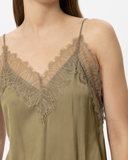 Satin Cami - Salbei