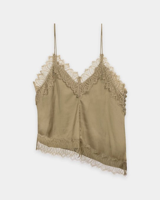 Satin Cami - Salbei