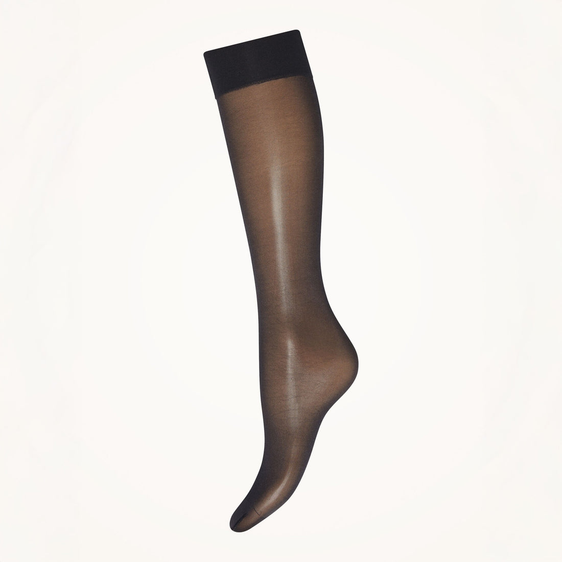 Satin Touch 20 Knee-Highs - Black