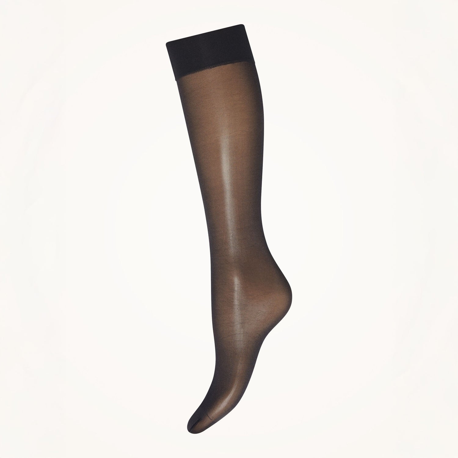 Satin Touch 20 Knee-Highs - Black