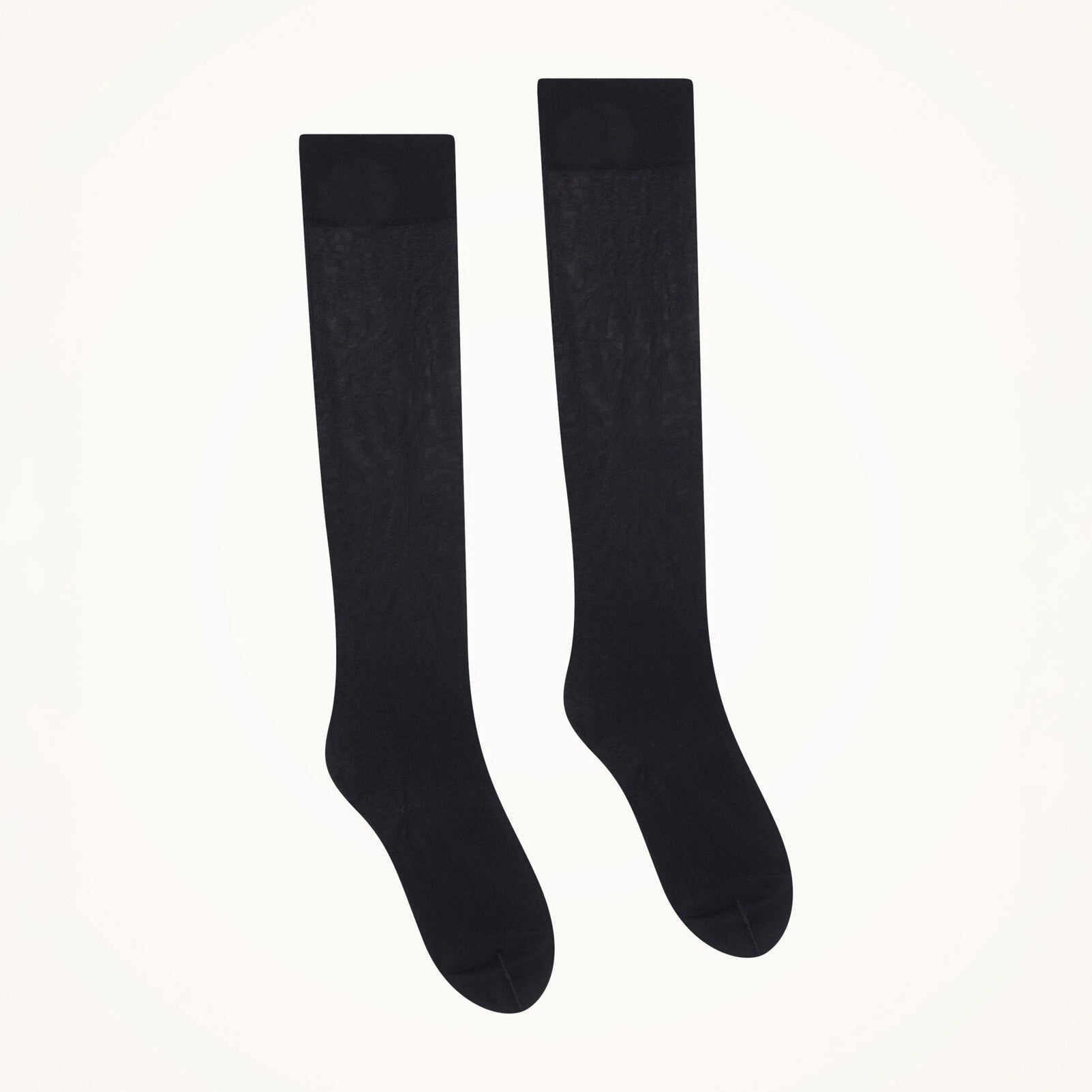 Satin Touch 20 Knee-Highs - Black