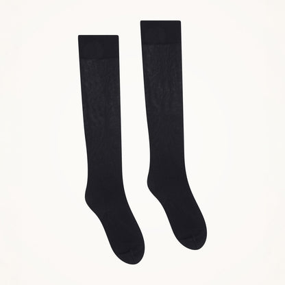 Satin Touch 20 Knee-Highs - Black