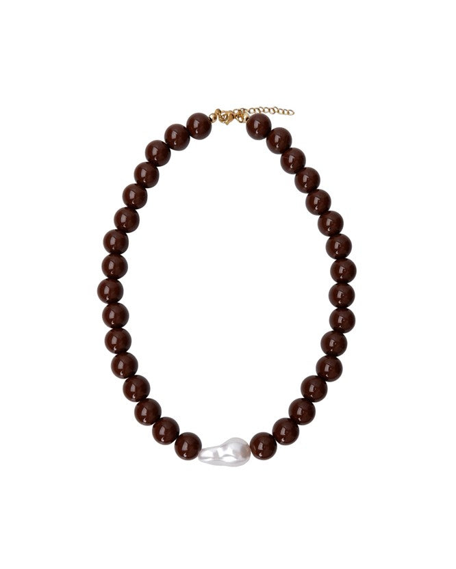 Savina Necklace - Coffee