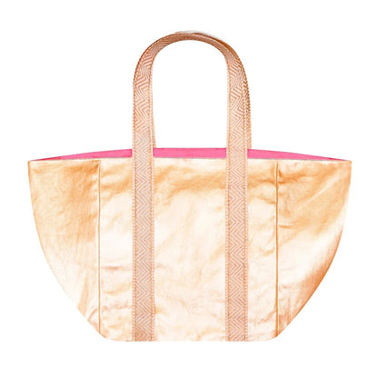 Sheeny Large Tote Bag - Gold