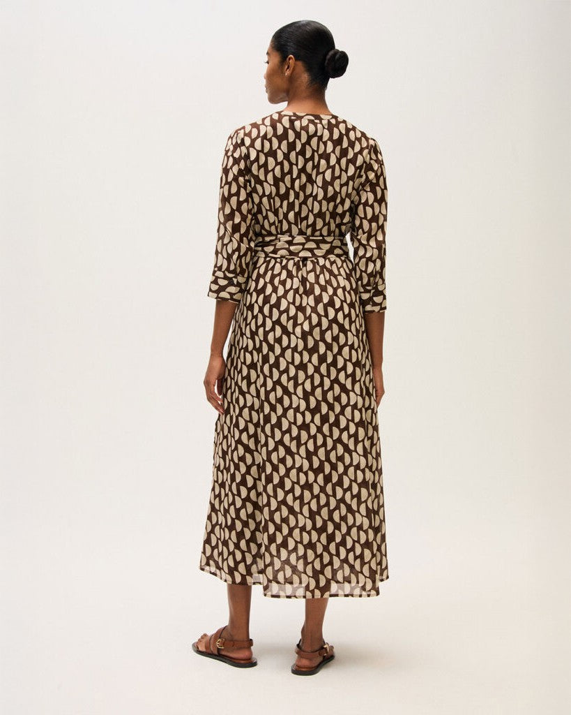 Shirt Dress - Brown