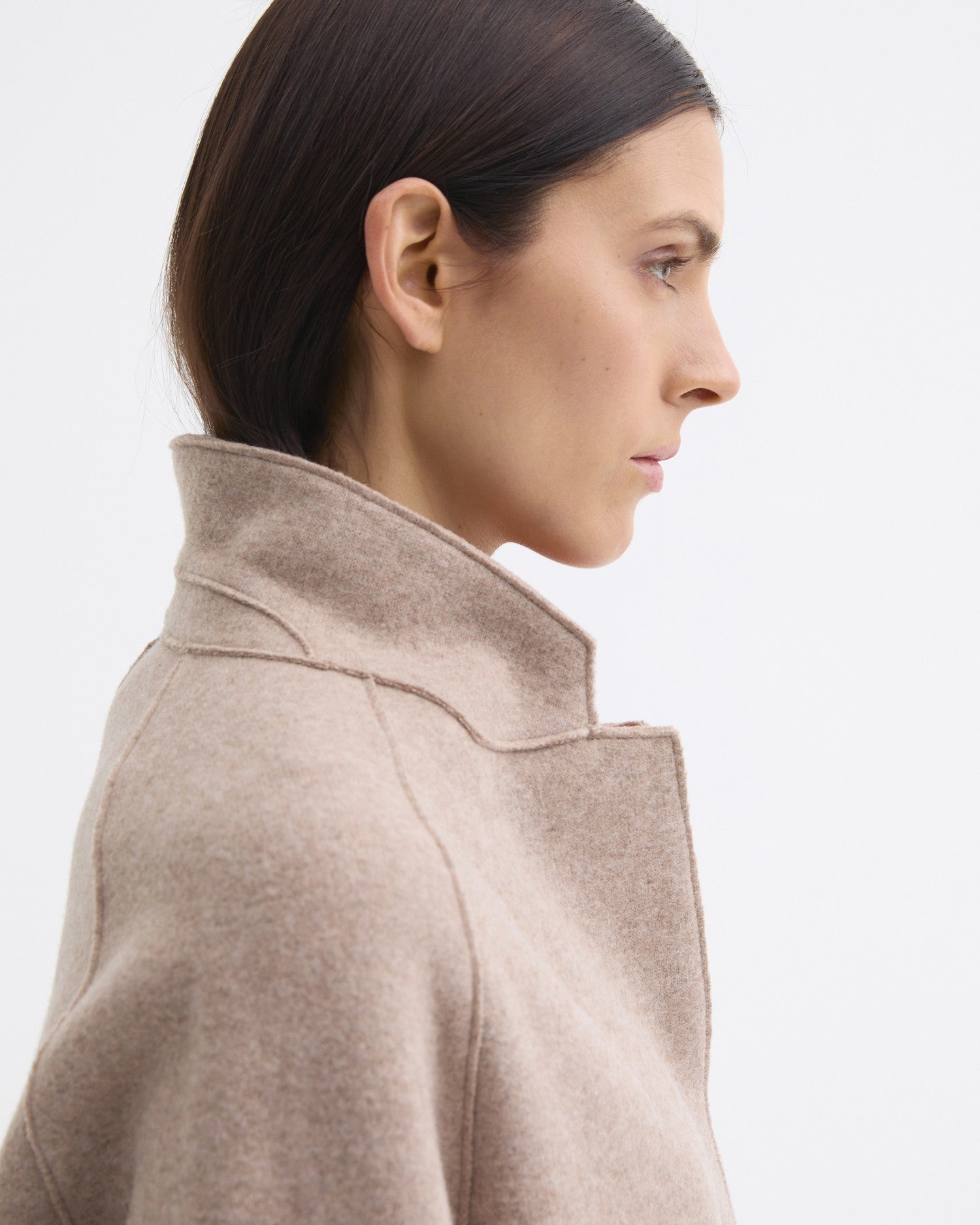 Short Wool Jacket - Beige