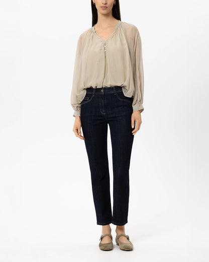 Slim Straight Smart Denim Jean - Multi