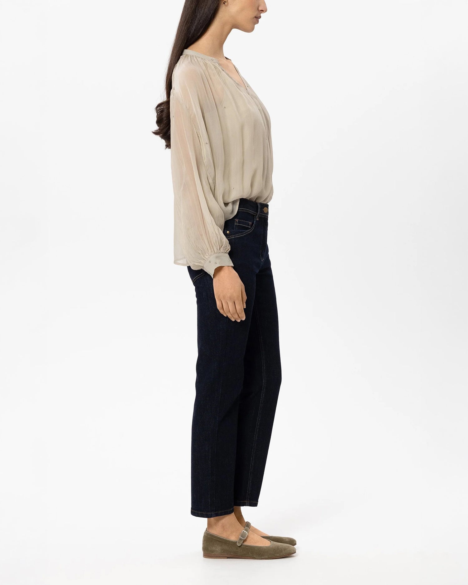 Slim Straight Smart Denim Jean - Multi