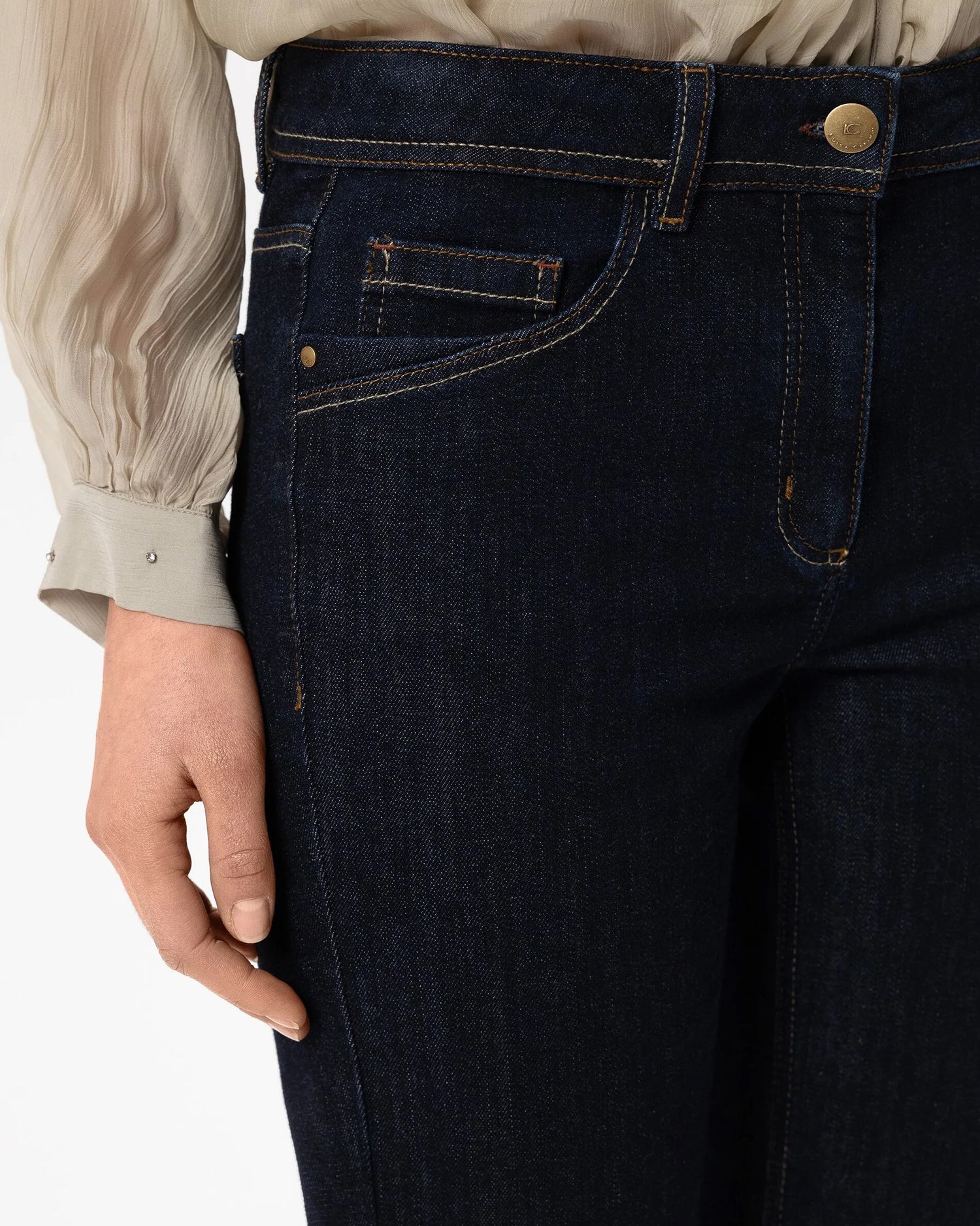 Slim Straight Smart Denim Jean - Multi
