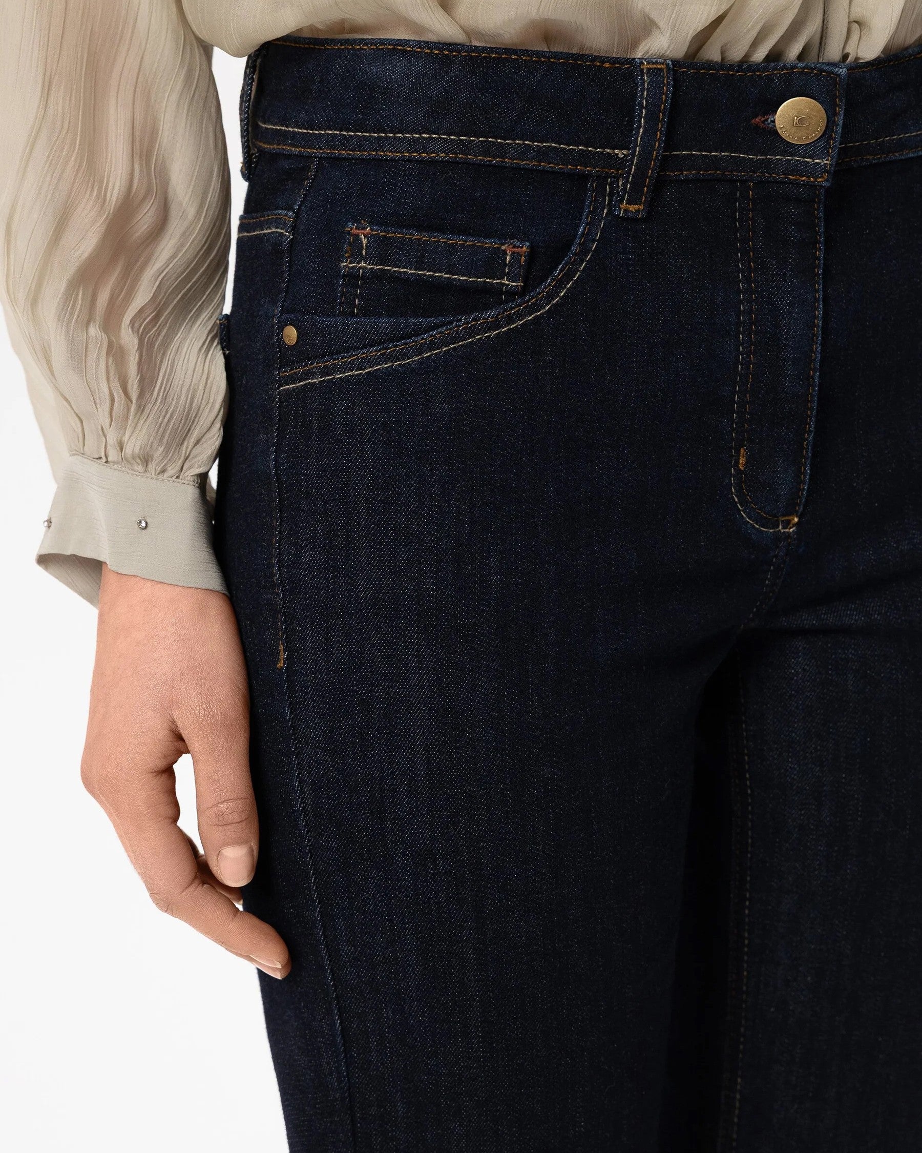 Slim Straight Smart Denim Jean - Multi