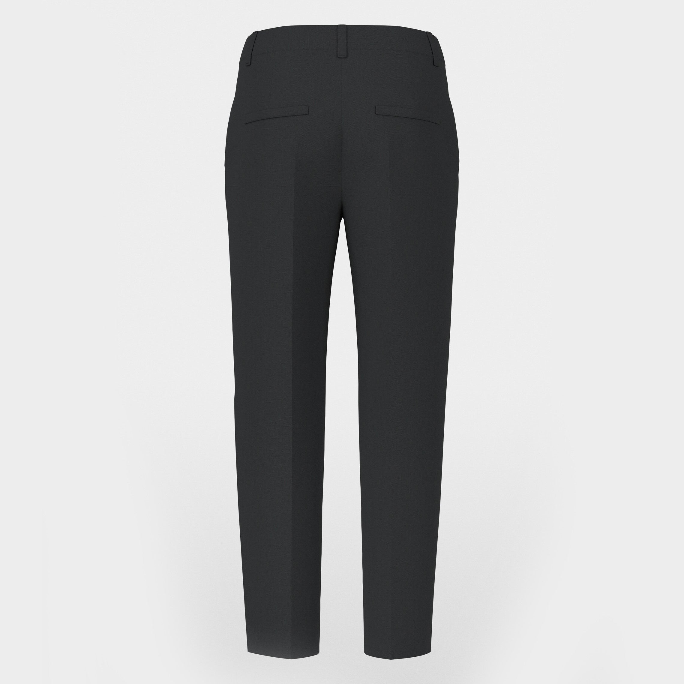 Smart Slim Trousers - Black