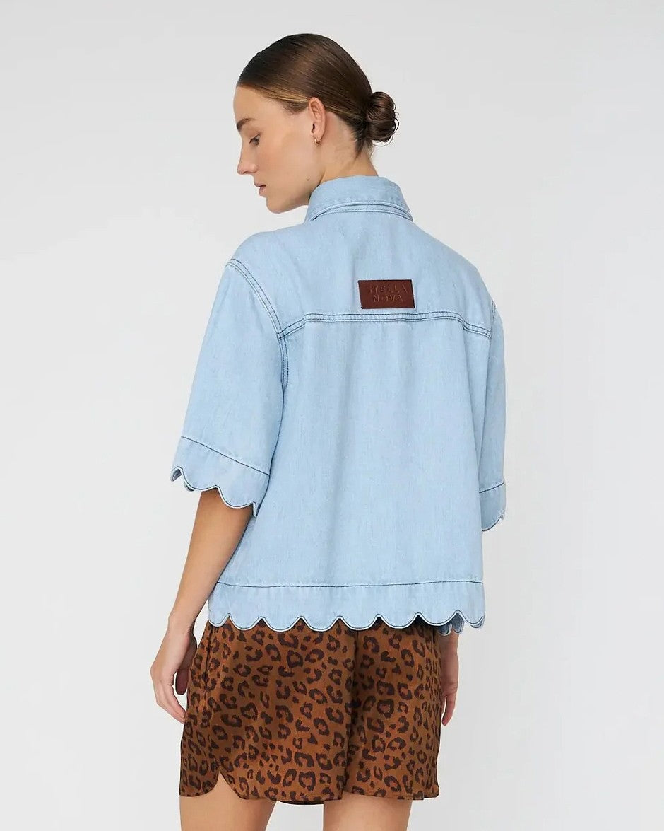 Soft Denim Shirt - Light Blue