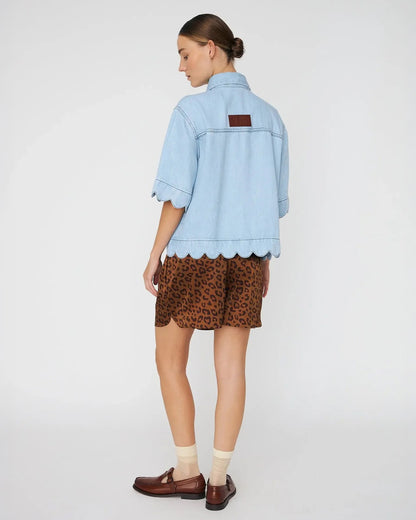 Soft Denim Shirt - Light Blue