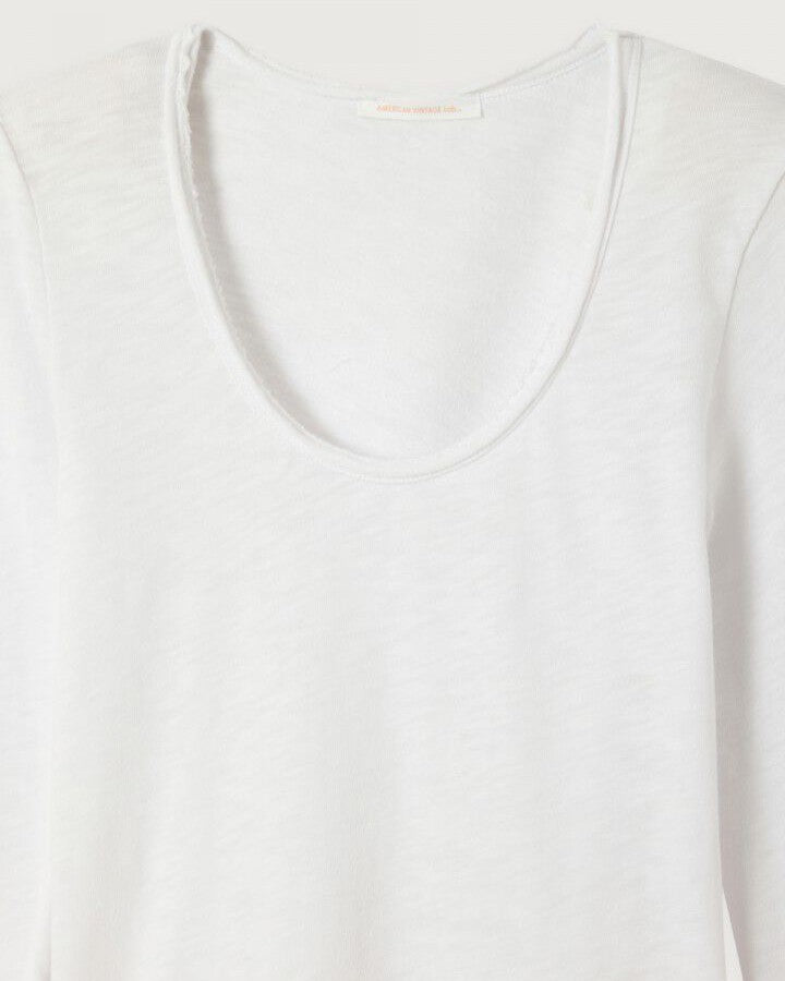 Sonoma U-Neck Tee - White