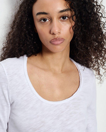 Sonoma U-Neck Tee - White