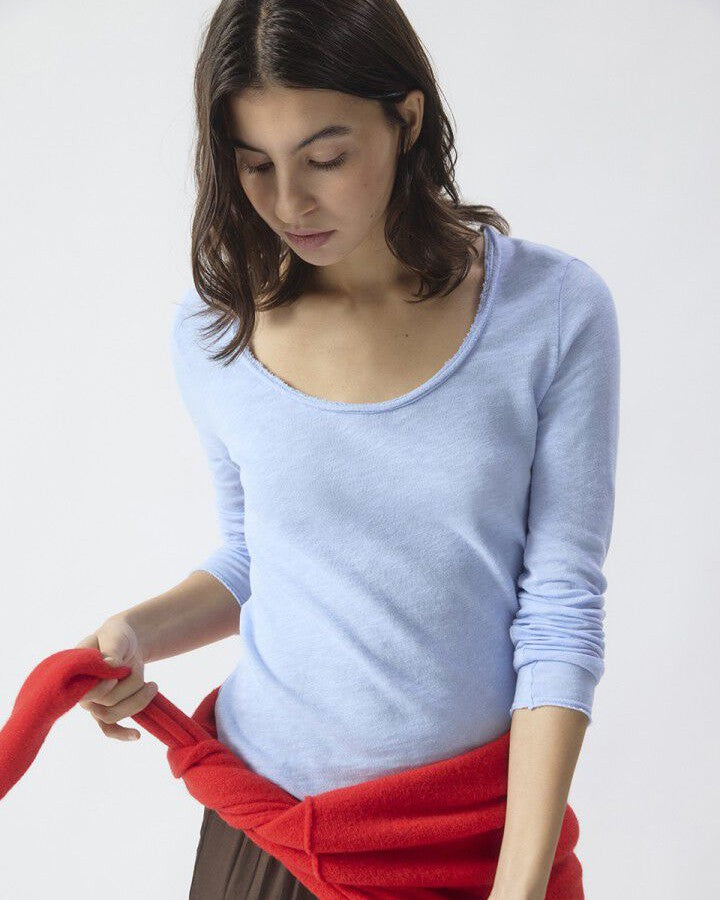 Sonoma U-Neck Tee - Splash Vintage