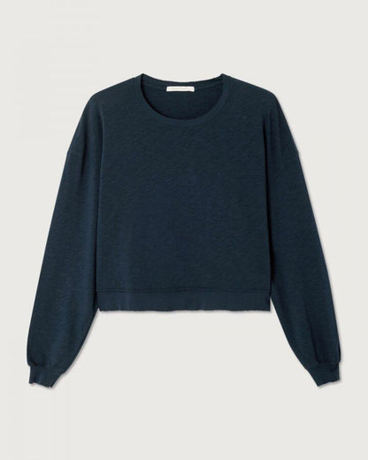 Sonoma Long Sleeve Tee Sweatshirt - Navy Blue Vintage