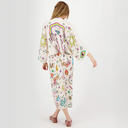 Sophia Kimono Dress - Enlightenment